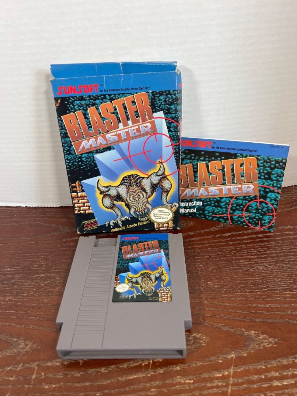 Blaster Master NES Complete In Box W/ Manual & Cartridge By Sunsoft Tested